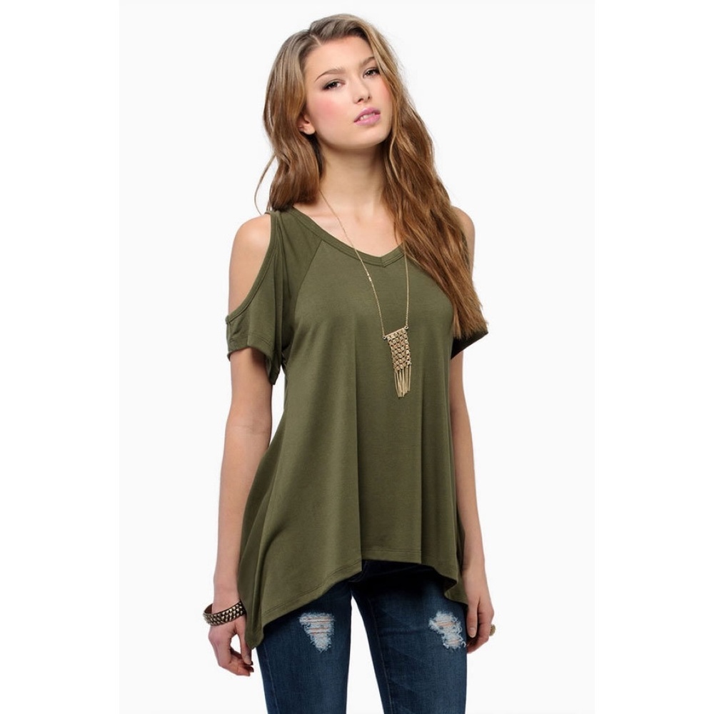 Cold Shoulder Tunic (S-XXL)